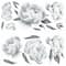 RoomMates Black Peonies Peel & Stick Wall Decals
